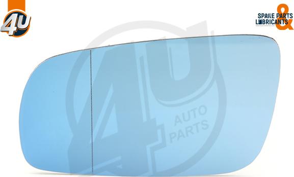 4U Autoparts 41518VV - Spoguļstikls, Ārējais atpakaļskata spogulis ps1.lv