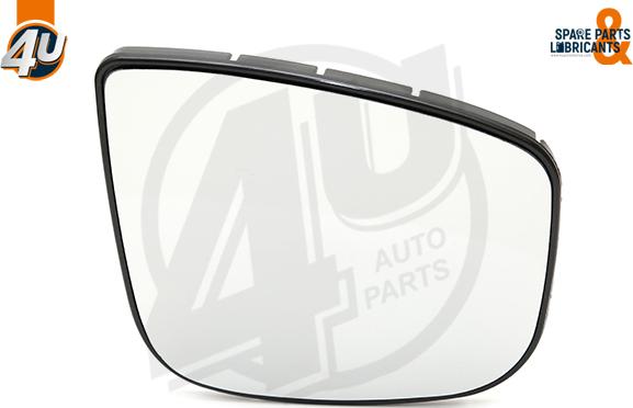 4U Autoparts 41571PU - Spoguļstikls, Ārējais atpakaļskata spogulis ps1.lv