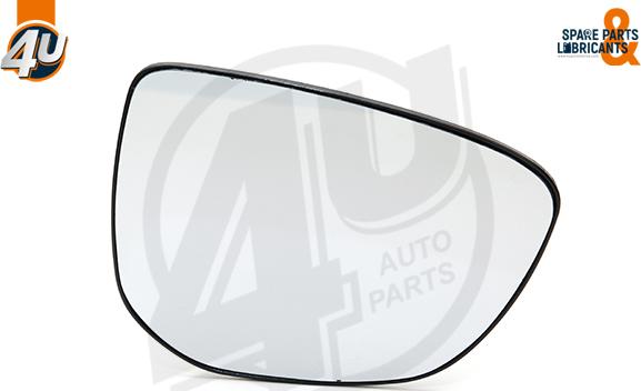 4U Autoparts 41577PU - Spoguļstikls, Ārējais atpakaļskata spogulis ps1.lv