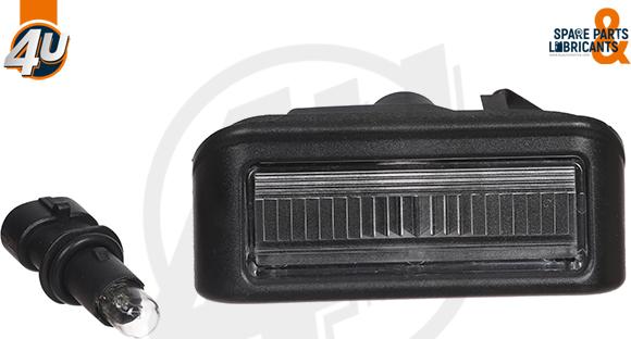 4U Autoparts 42941PU - Numurzīmes apgaismojuma lukturis ps1.lv