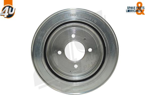 4U Autoparts 51065PU - Piedziņas skriemelis, Kloķvārpsta ps1.lv