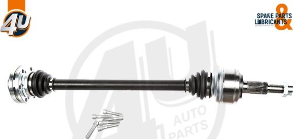 4U Autoparts 51239VV - Piedziņas vārpsta ps1.lv