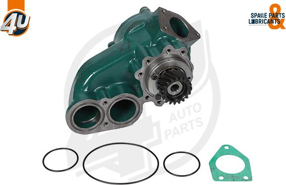 4U Autoparts 14032VO - Ūdenssūknis ps1.lv