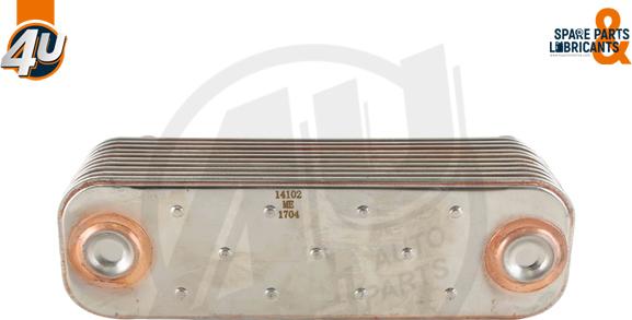 4U Autoparts 14102ME - Eļļas radiators, Motoreļļa ps1.lv