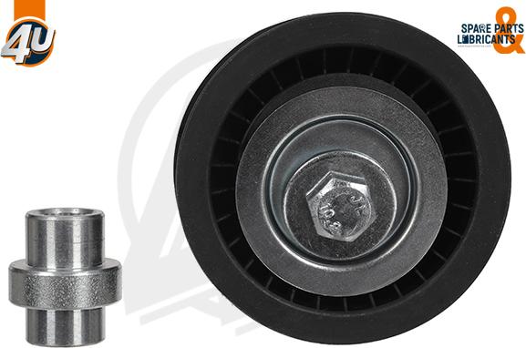 4U Autoparts 14884PU - Parazīt / Vadrullītis, Ķīļrievu siksna ps1.lv