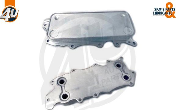 4U Autoparts 14307MR - Eļļas radiators, Motoreļļa ps1.lv