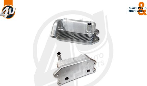 4U Autoparts 14381VL - Eļļas radiators, Motoreļļa ps1.lv