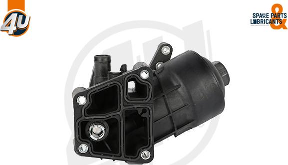 4U Autoparts 14295VV - Korpuss, Eļļas filtrs ps1.lv