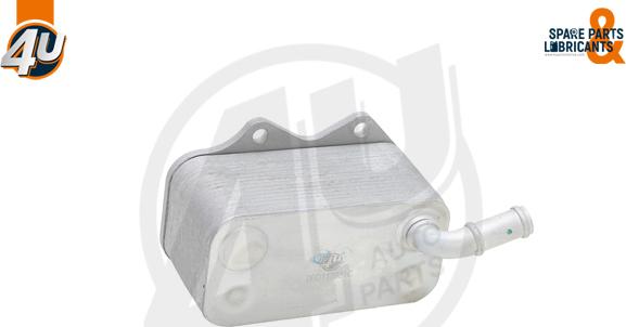 4U Autoparts 14245VV - Eļļas radiators, Motoreļļa ps1.lv