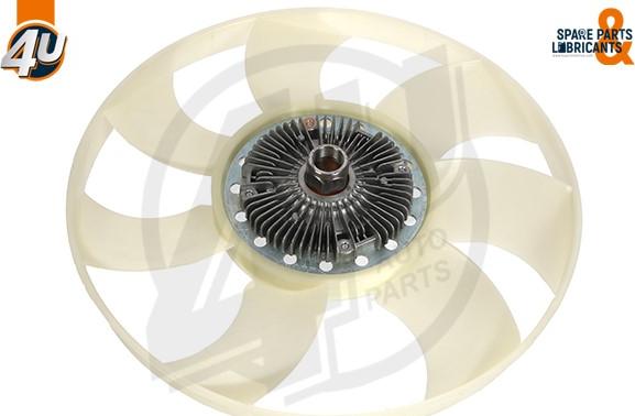 4U Autoparts 15502FR - Ventilators, Motora dzesēšanas sistēma ps1.lv