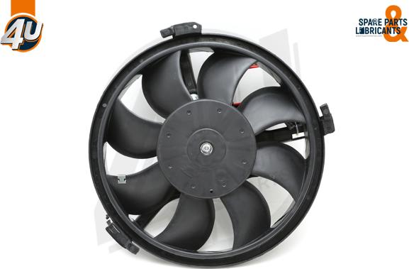 4U Autoparts 15256VV - Ventilators, Motora dzesēšanas sistēma ps1.lv