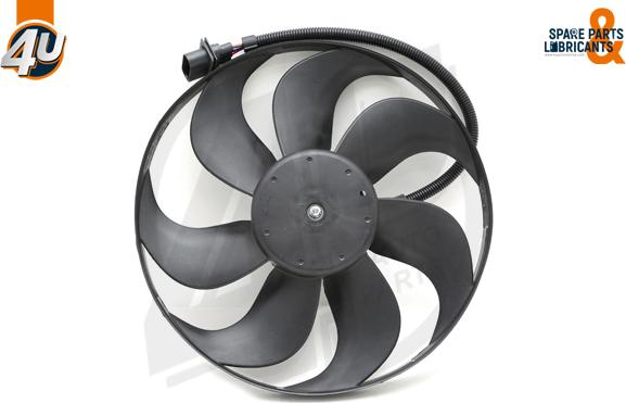 4U Autoparts 15250VV - Ventilators, Motora dzesēšanas sistēma ps1.lv