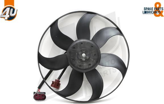 4U Autoparts 15253VV - Ventilators, Motora dzesēšanas sistēma ps1.lv