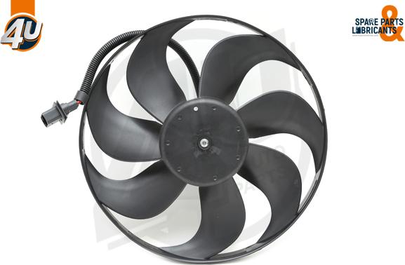 4U Autoparts 15265VV - Ventilators, Motora dzesēšanas sistēma ps1.lv