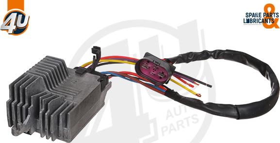 4U Autoparts 15286VV - Vadības bloks, Elektroventilators (Motora dzesēšana) ps1.lv