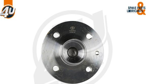 4U Autoparts 16923PU - Riteņa rumbas gultņa komplekts ps1.lv