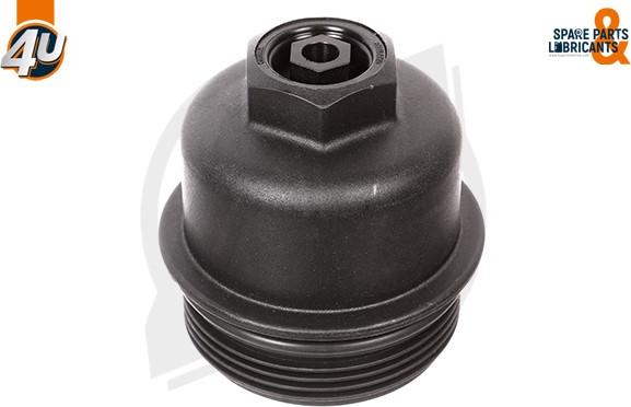 4U Autoparts 16486BW - Vāks, Eļļas filtra korpuss ps1.lv