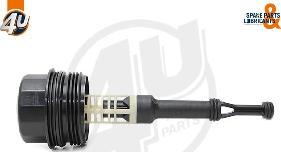 4U Autoparts 16473MR - Vāks, Eļļas filtra korpuss ps1.lv