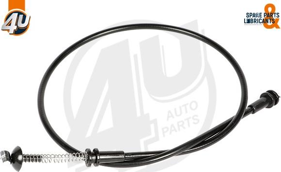 4U Autoparts 18514MN - Trose, Durvju slēdzene ps1.lv