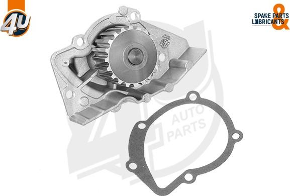 4U Autoparts 13268PU - Ūdenssūknis ps1.lv