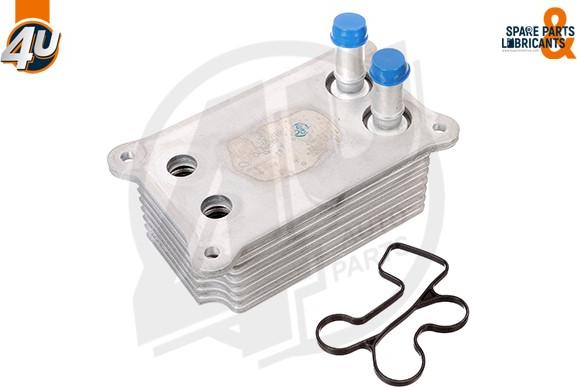 4U Autoparts 17465JG - Eļļas radiators, Motoreļļa ps1.lv