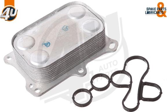 4U Autoparts 17407FT - Eļļas radiators, Motoreļļa ps1.lv