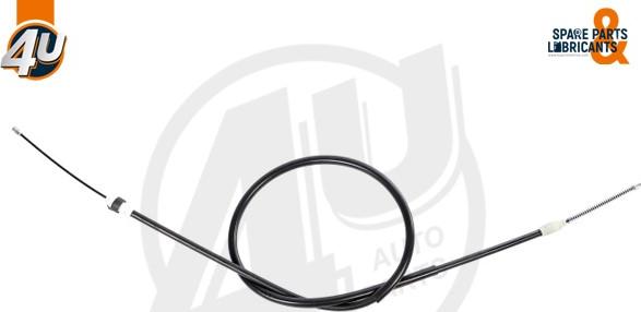 4U Autoparts 38320PU - Trose, Stāvbremžu sistēma ps1.lv