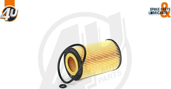 4U Autoparts 33899VV - Eļļas filtrs ps1.lv