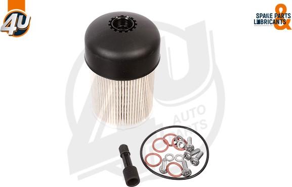 4U Autoparts 33338MR - Degvielas filtrs ps1.lv