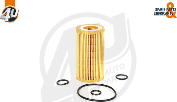 4U Autoparts 33210MR - Eļļas filtrs ps1.lv