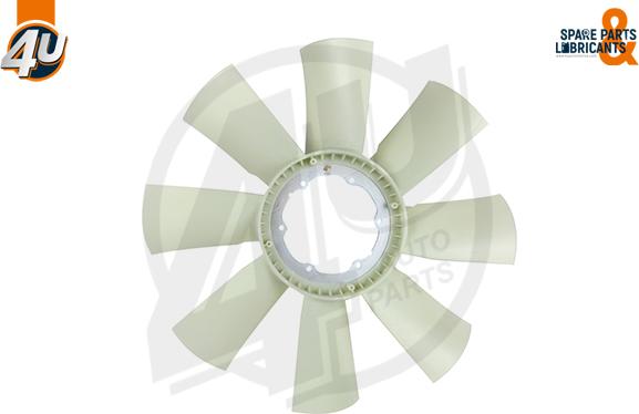 4U Autoparts 29309VO - Ventilators, Motora dzesēšanas sistēma ps1.lv