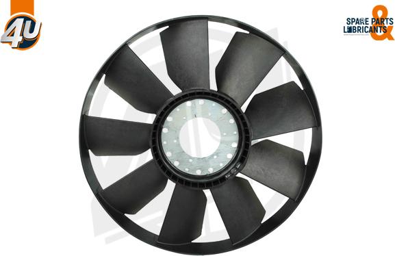 4U Autoparts 25111MN - Ventilatora darba rats, Motora dzesēšanas sistēma ps1.lv