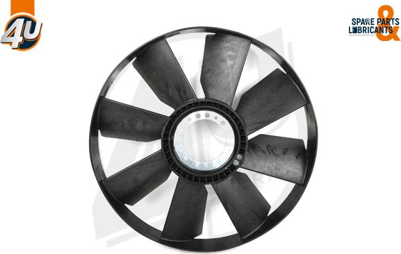 4U Autoparts 25118MN - Ventilatora darba rats, Motora dzesēšanas sistēma ps1.lv