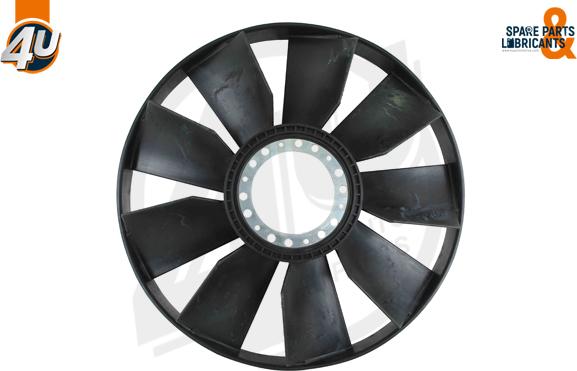 4U Autoparts 25113MN - Ventilatora darba rats, Motora dzesēšanas sistēma ps1.lv