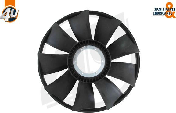 4U Autoparts 25123MN - Ventilatora darba rats, Motora dzesēšanas sistēma ps1.lv