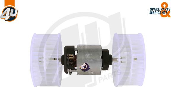 4U Autoparts 26086MN - Elektromotors, Salona ventilācija ps1.lv