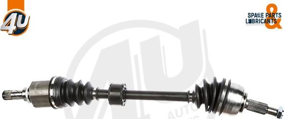 4U Autoparts 23081RN - Piedziņas vārpsta ps1.lv