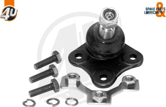 4U Autoparts B64683 - Balst / Virzošais šarnīrs ps1.lv