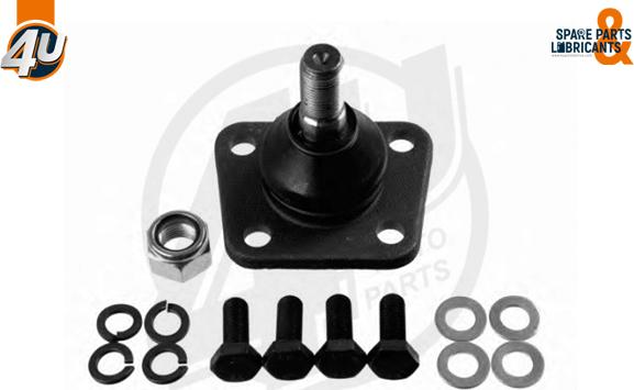 4U Autoparts B60896 - Balst / Virzošais šarnīrs ps1.lv