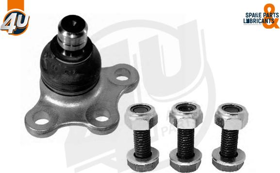 4U Autoparts B11864 - Balst / Virzošais šarnīrs ps1.lv