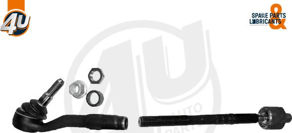 4U Autoparts J66988 - Stūres šķērsstiepnis ps1.lv