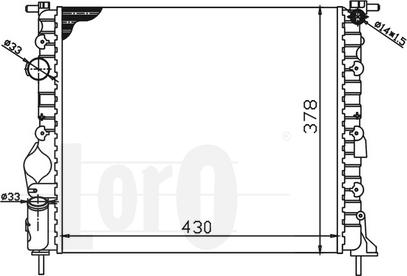 ABAKUS 042-017-0003 - Radiators, Motora dzesēšanas sistēma ps1.lv