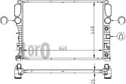 ABAKUS 054-017-0033 - Radiators, Motora dzesēšanas sistēma ps1.lv