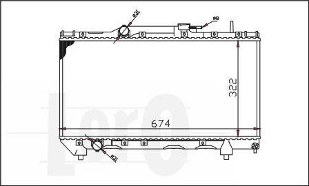 ABAKUS 051-017-0004 - Radiators, Motora dzesēšanas sistēma ps1.lv