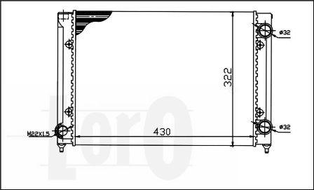 ABAKUS 053-017-0021 - Radiators, Motora dzesēšanas sistēma ps1.lv