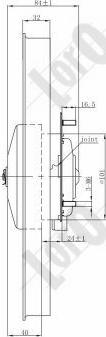 ABAKUS 009-014-0006 - Ventilators, Motora dzesēšanas sistēma ps1.lv