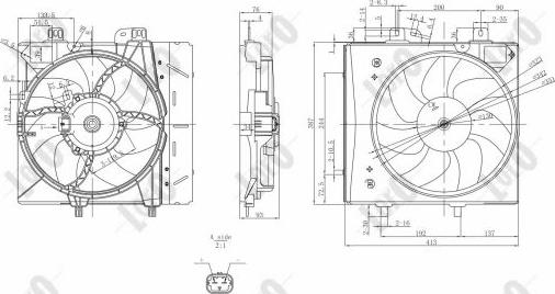 ABAKUS 009-014-0007 - Ventilators, Motora dzesēšanas sistēma ps1.lv