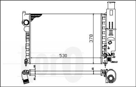 ABAKUS 009-017-0005 - Radiators, Motora dzesēšanas sistēma ps1.lv