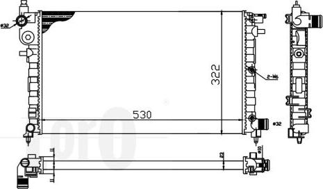 ABAKUS 009-017-0026 - Radiators, Motora dzesēšanas sistēma ps1.lv