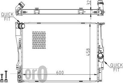 ABAKUS 004-017-0036-B - Radiators, Motora dzesēšanas sistēma ps1.lv